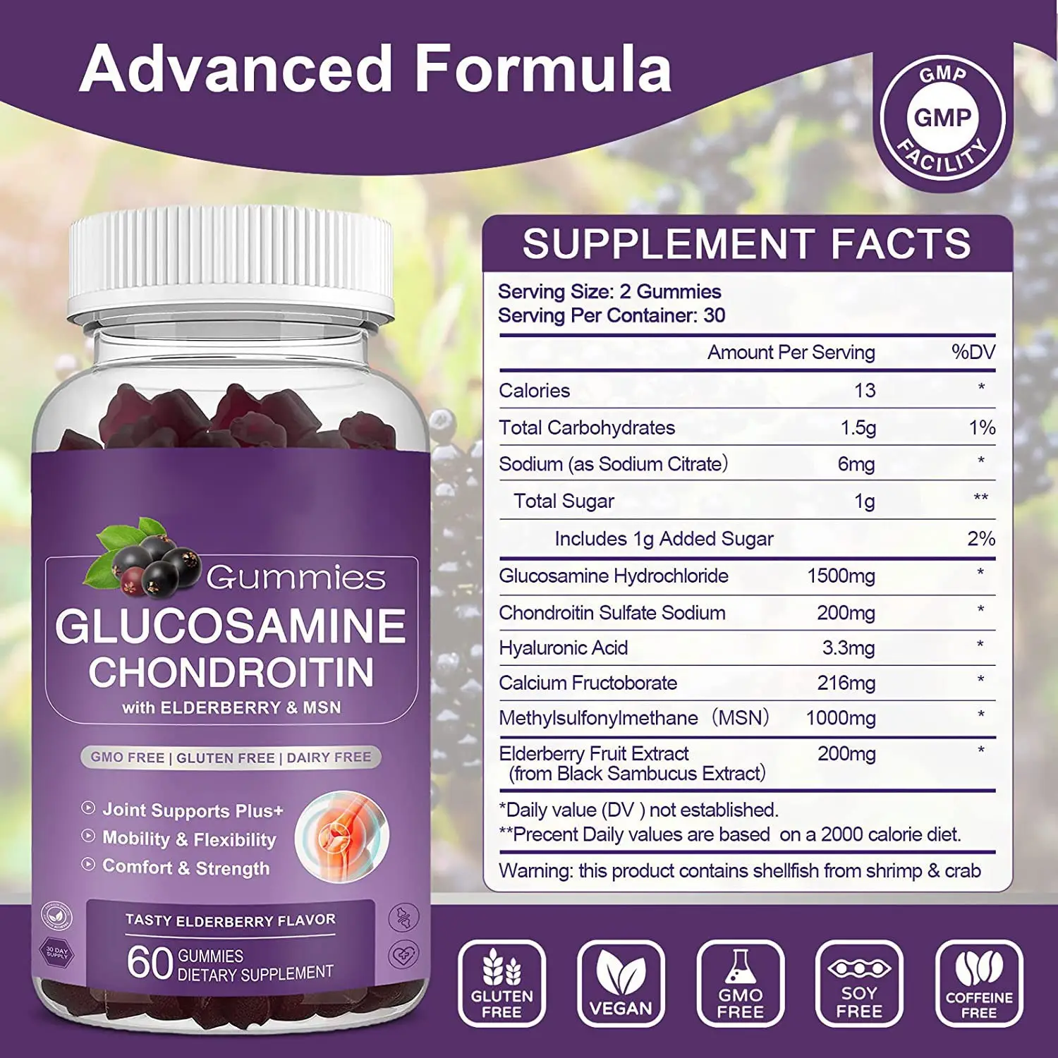 Chondroitin Gummy Dietary Supplement