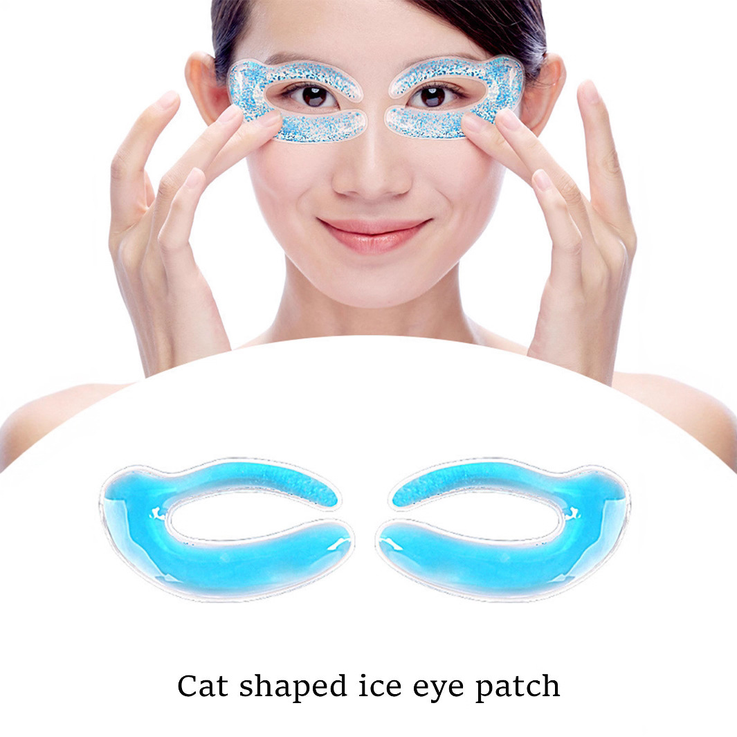 Eye Patches With A Cat-eye Opening Gel-based Under-eye Patches For Physical Soothing And A Cooling Eye Treatment