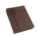 Gift Box Brown Thread Bow
