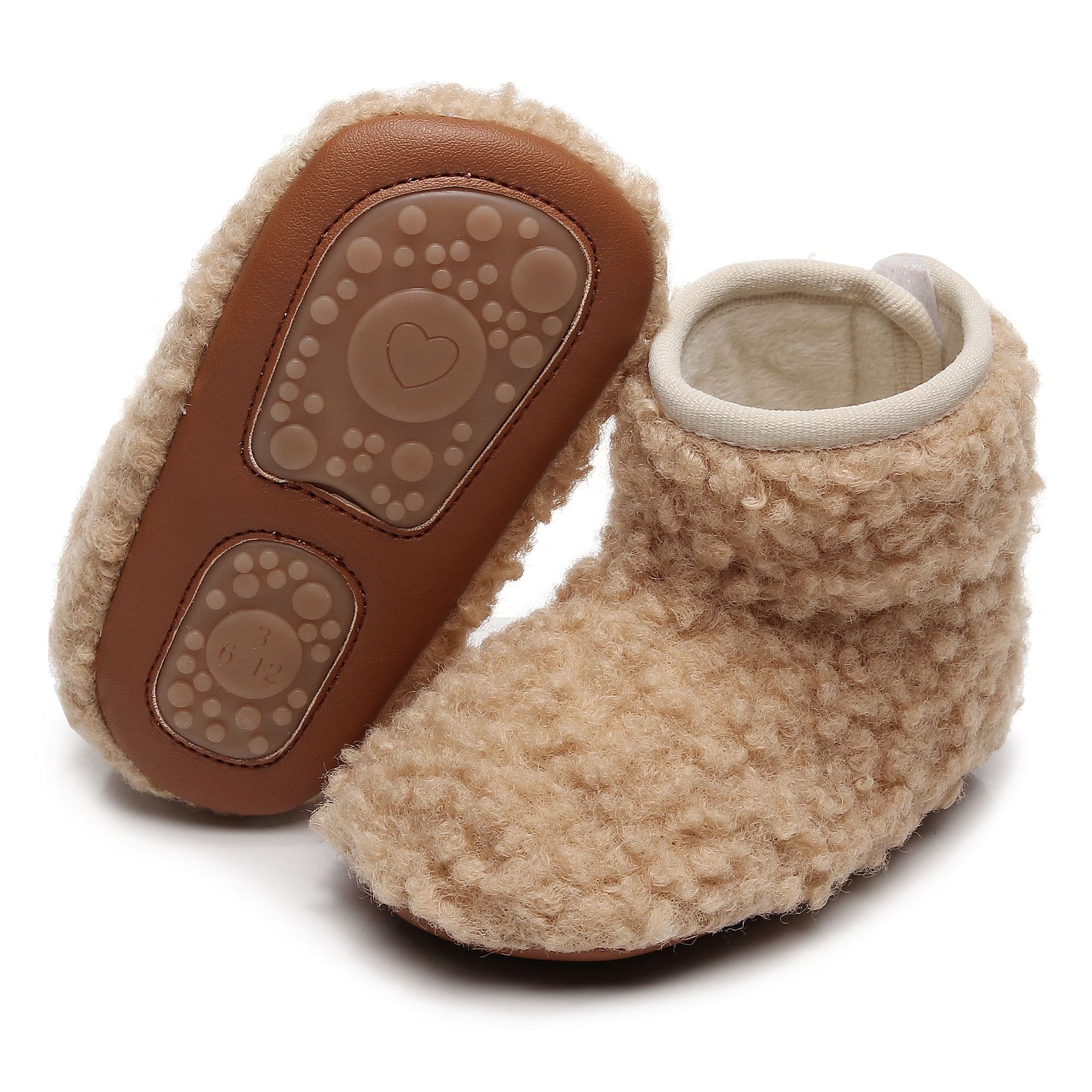 Baby Toddler Fleece-lined Cotton Boots Thermal Baby Shoes — foto 15