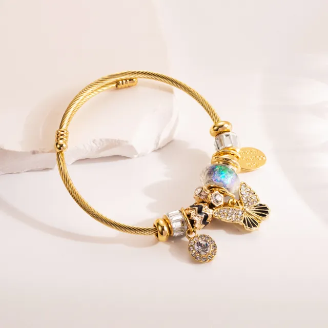 Stylish Adjustable Bracelet Simple All match Couple Bracelet Black - Shop at LoveMi