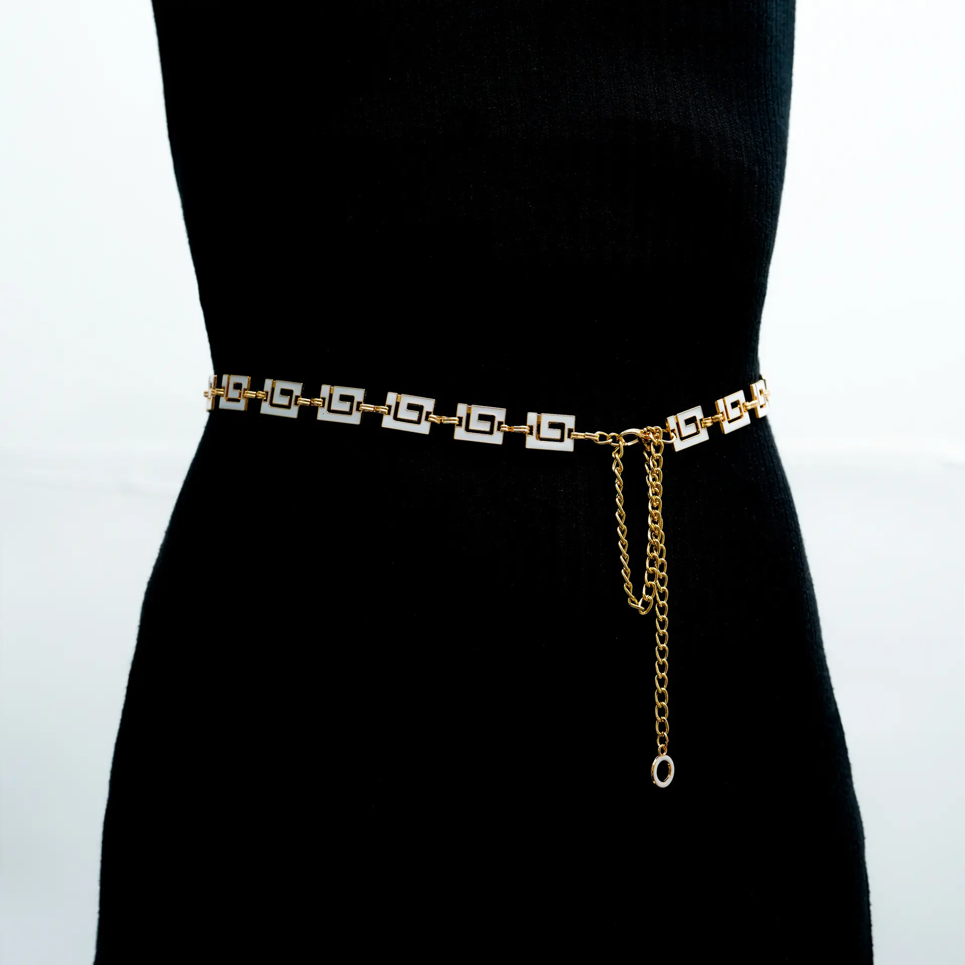 Womens New-style Fashionable Retro Versatile Metal Waist