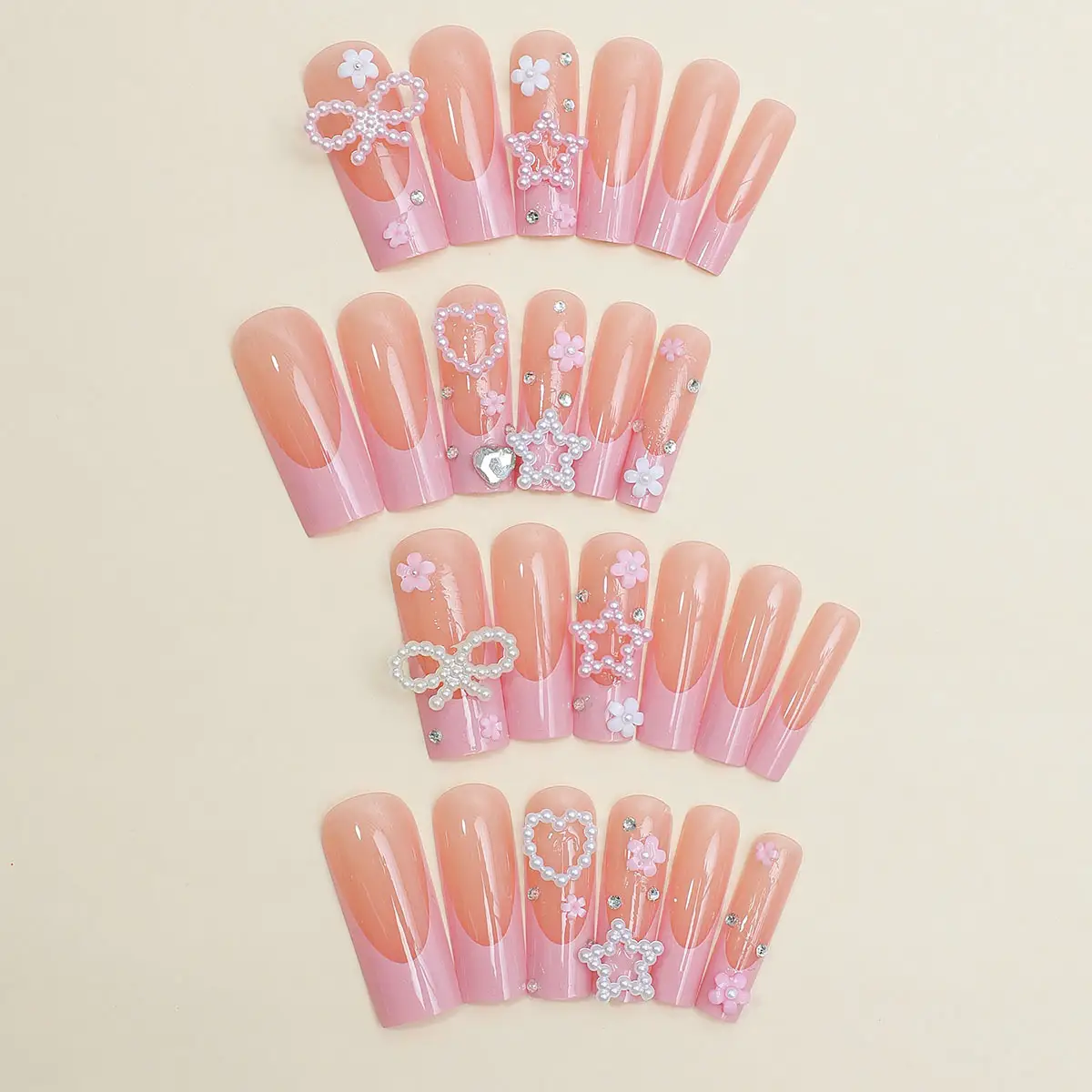 Super Long Water Pipe French Spot Drill Bow Wear Nail