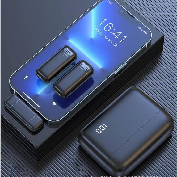 K6 Wireless Collar Clip Microphone One-to-two Belt