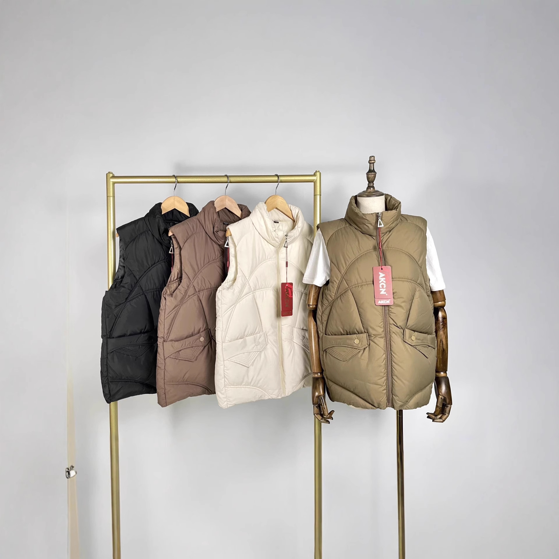 White Duck Down Korean Loose Fashionable Jacket