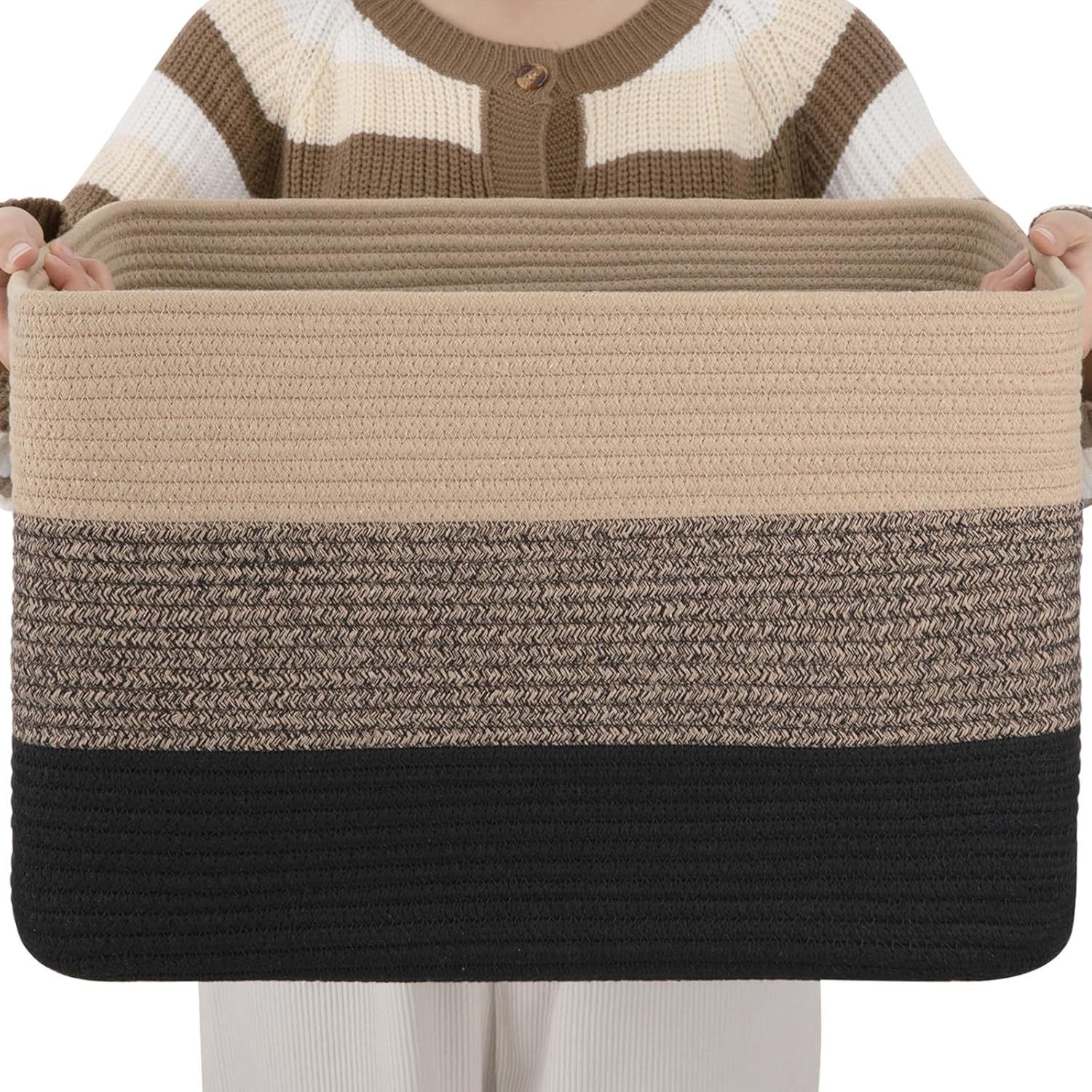 Cotton Rope Laundry Basket