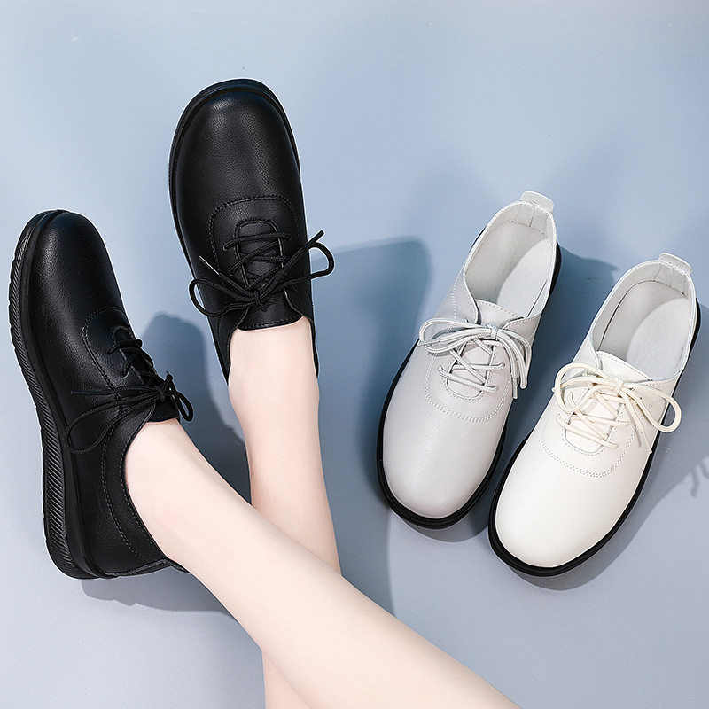 Black Soft Soled Commuter Shoes For Women