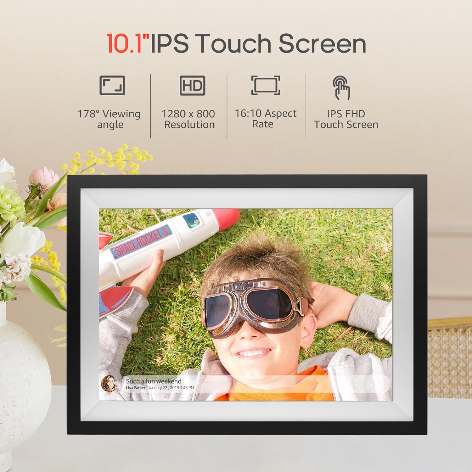 Title 1, Cloud Photo Frame Intelligent Digital Wifi Touc...