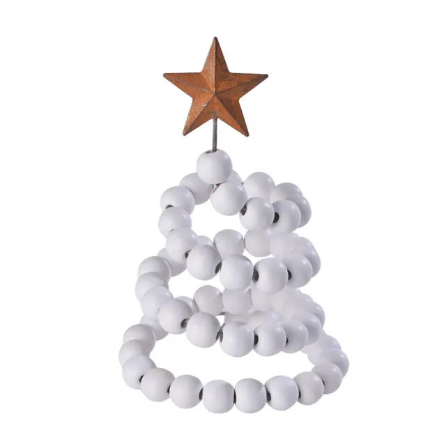 Creative Wooden Christmas Decoration Ornaments White - Shop at LoveMi