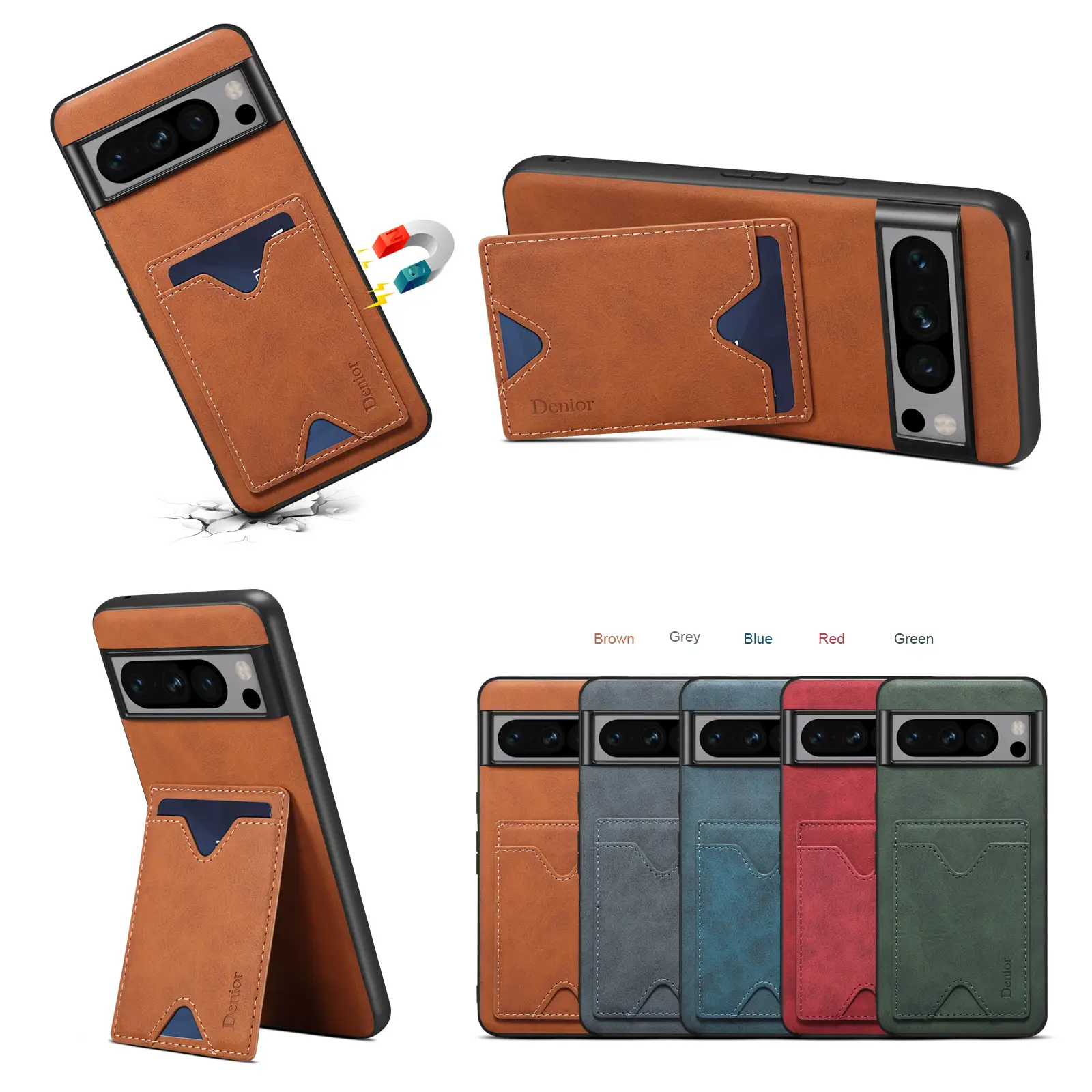 Soft Bag Anti-fall Bag Retro Protective Leather Case
