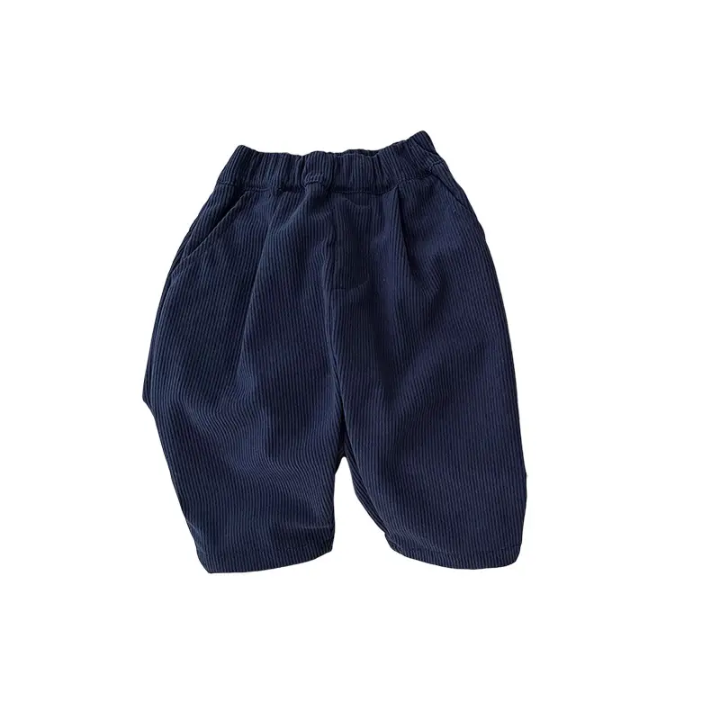 Korean Style Children's Pants Autumn Winter Retro Corduroy