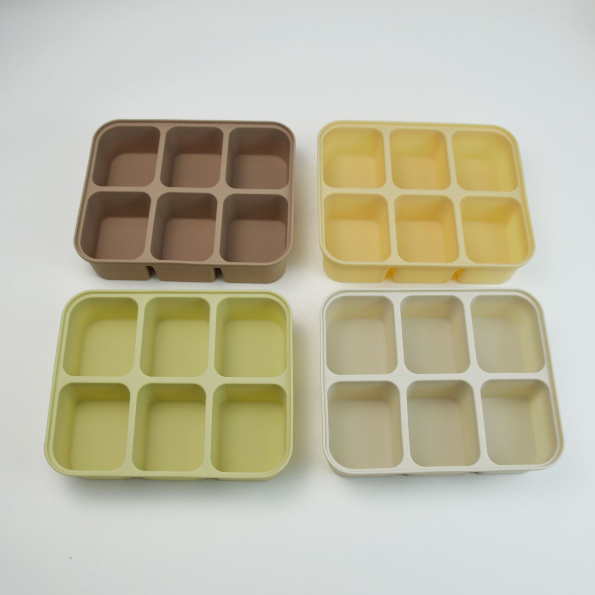 Baby Steamed Cake High-temperature-resistant Silicone Square Mold With Lid
