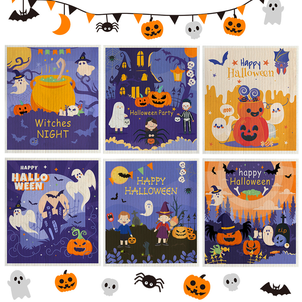 Halloween Theme 6 Pieces