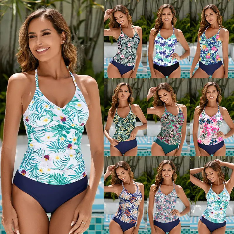 Womens Sexy Sleeveless Two-piece Swimsuit