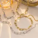 Hip-Hop Minimalist Titanium Steel Necklace For Women view 1