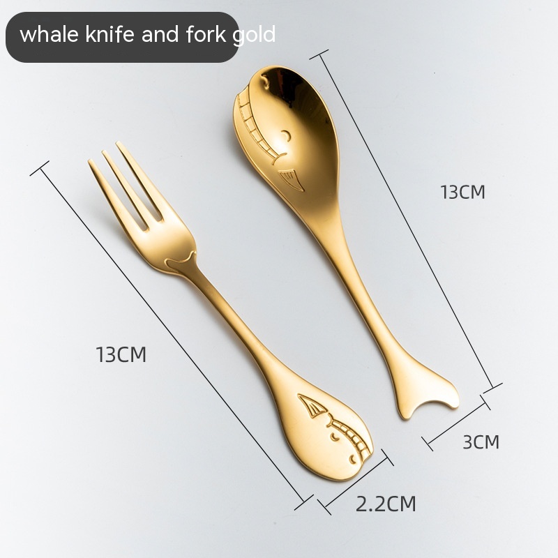 Golden Whale Spoon