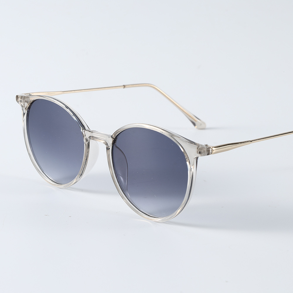 New Artistic Round Frame Women's All-match Face-looking Small Sunglasses - Image 9