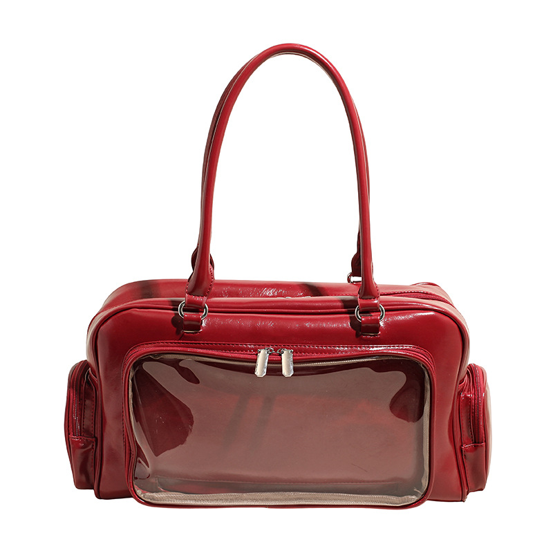 PU Zip Tote Bag