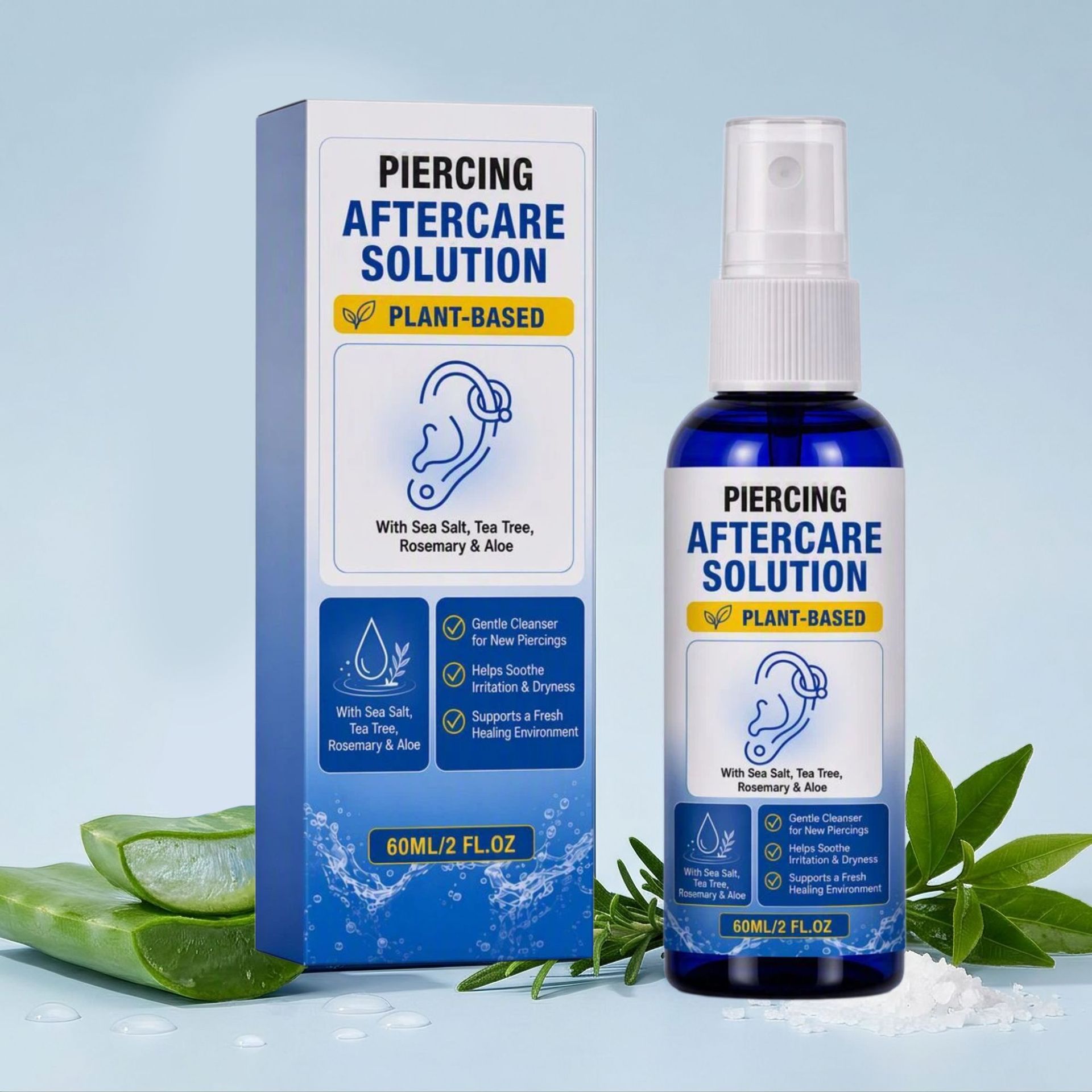 Porous Skin Care Solution Plant-Extract Hydrating Fine Mist Spray