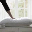 Brushed White Low Loft Pillow
