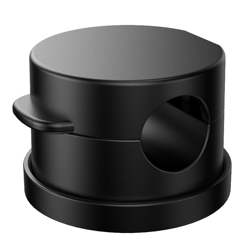 Black magnetic cable clip