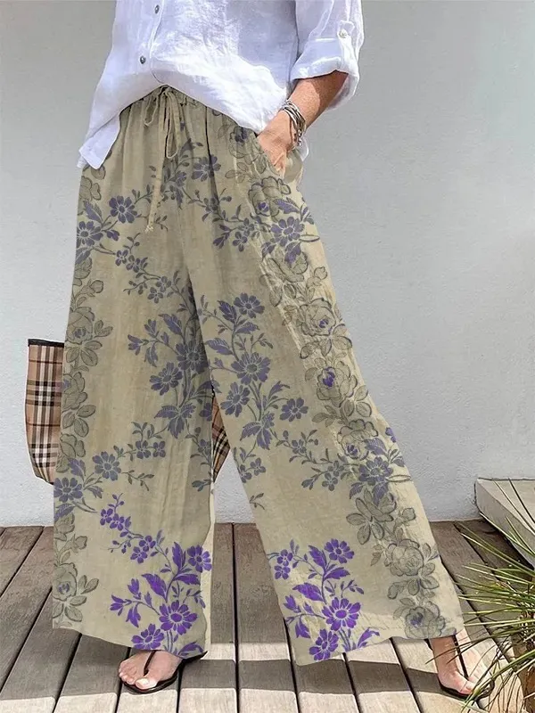 3D Wide Leg Culottes Loose Summer Women's Clothing Quick drying Breathable 2Color L - Shop at LoveMi