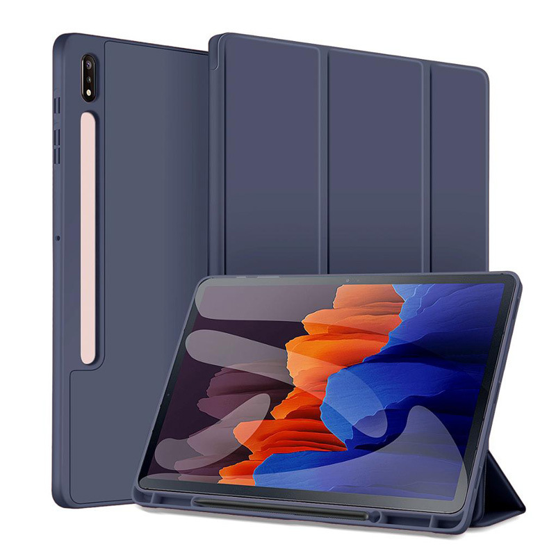 Minimalist Solid Color S8S9 Tablet Case With Pen Slot