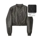 Brown Quilted