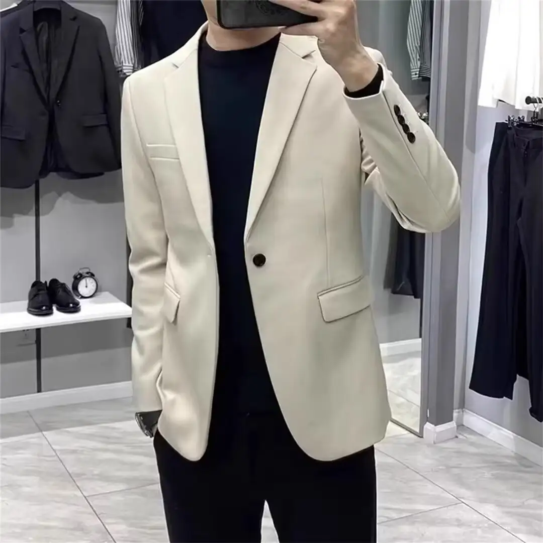 Spring Autumn New Men's Suit Jacket Coat