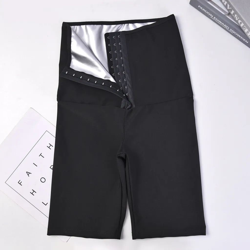 Sports Sweat Wicking Pants Elastic Breasted Plus Size Yoga Pants - Black9