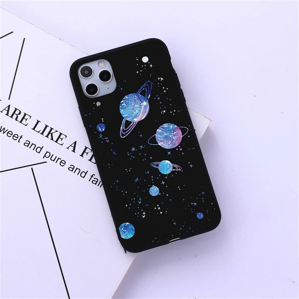 Creative Cartoon Planet Stars Phone Case
