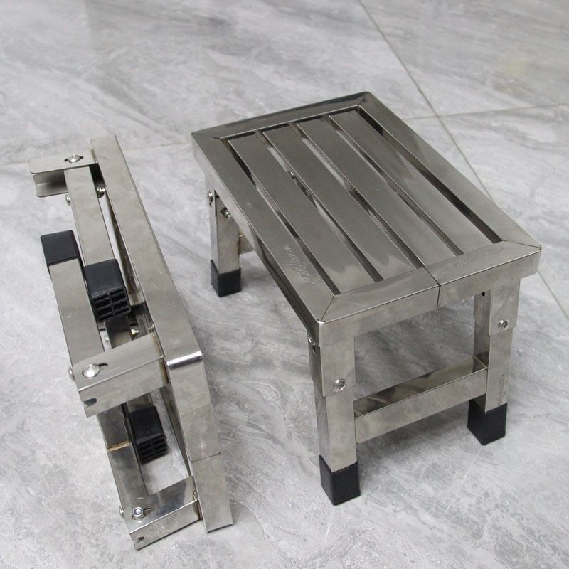 Title 14, Waterproof Thickened Stainless Steel Folding Bench