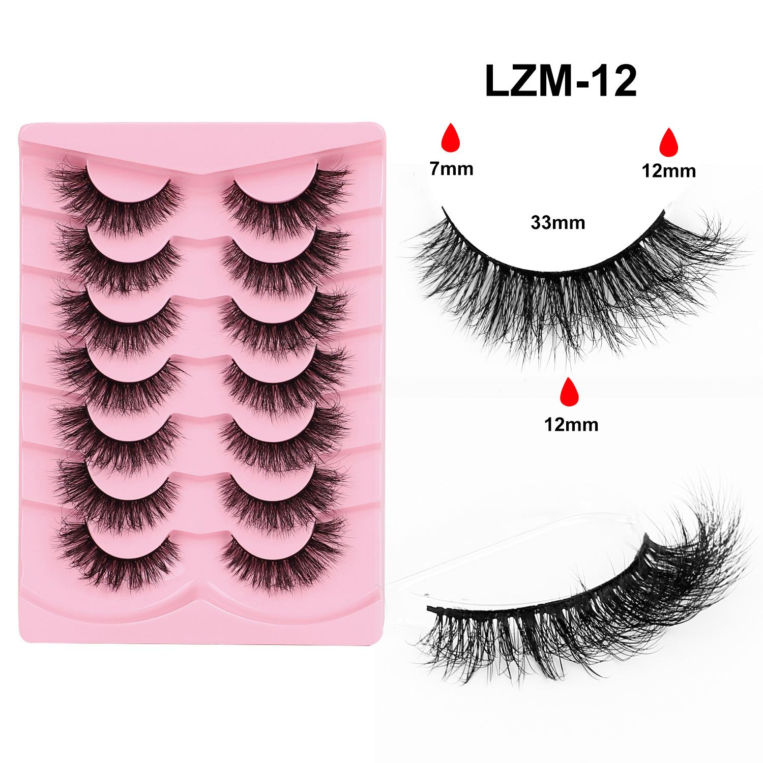 3D False Eyelashes For A Thick, Voluminous, And Dramatic Little Devil Eye Look