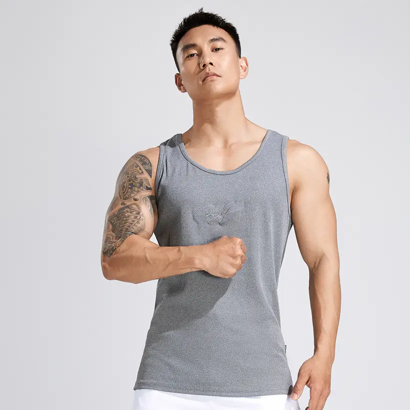 American Outdoor Running Men's Casual Exercise Sleeveless
