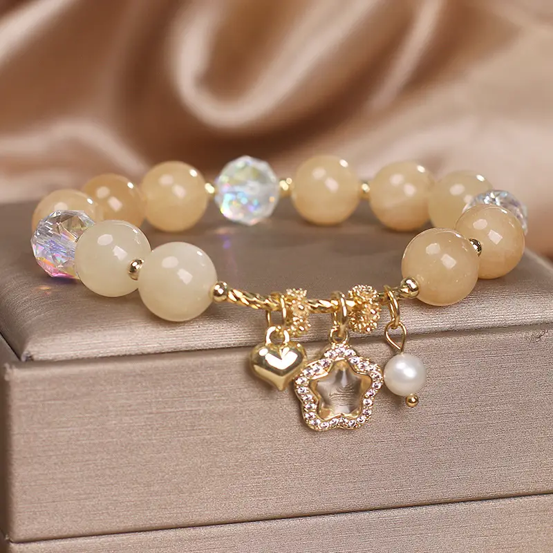 Super Sweet Mori Style Citrine Bracelet