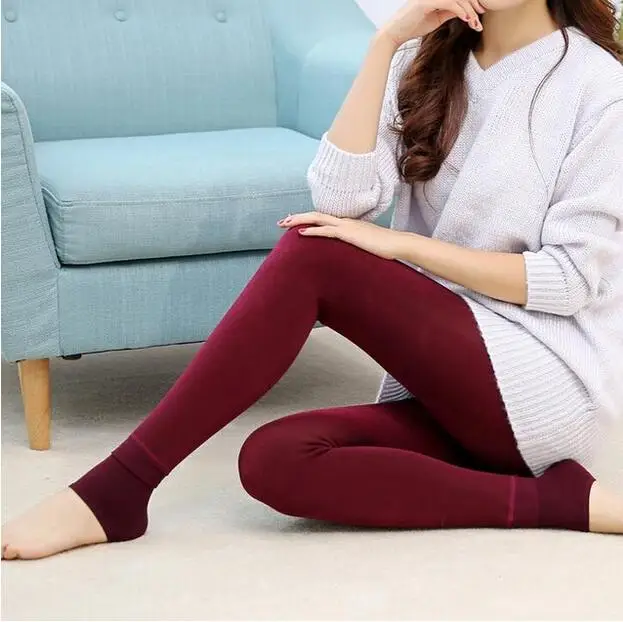 Title 23, Leggings spessi in velluto plus size, caldi e c...