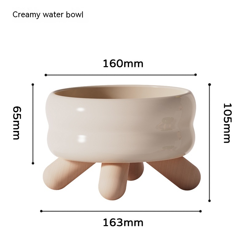 Cream White Water Bowl