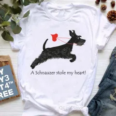 Women's Funny Dog Animal Short Sleeve Round Neck Top - 0040844 - View 1