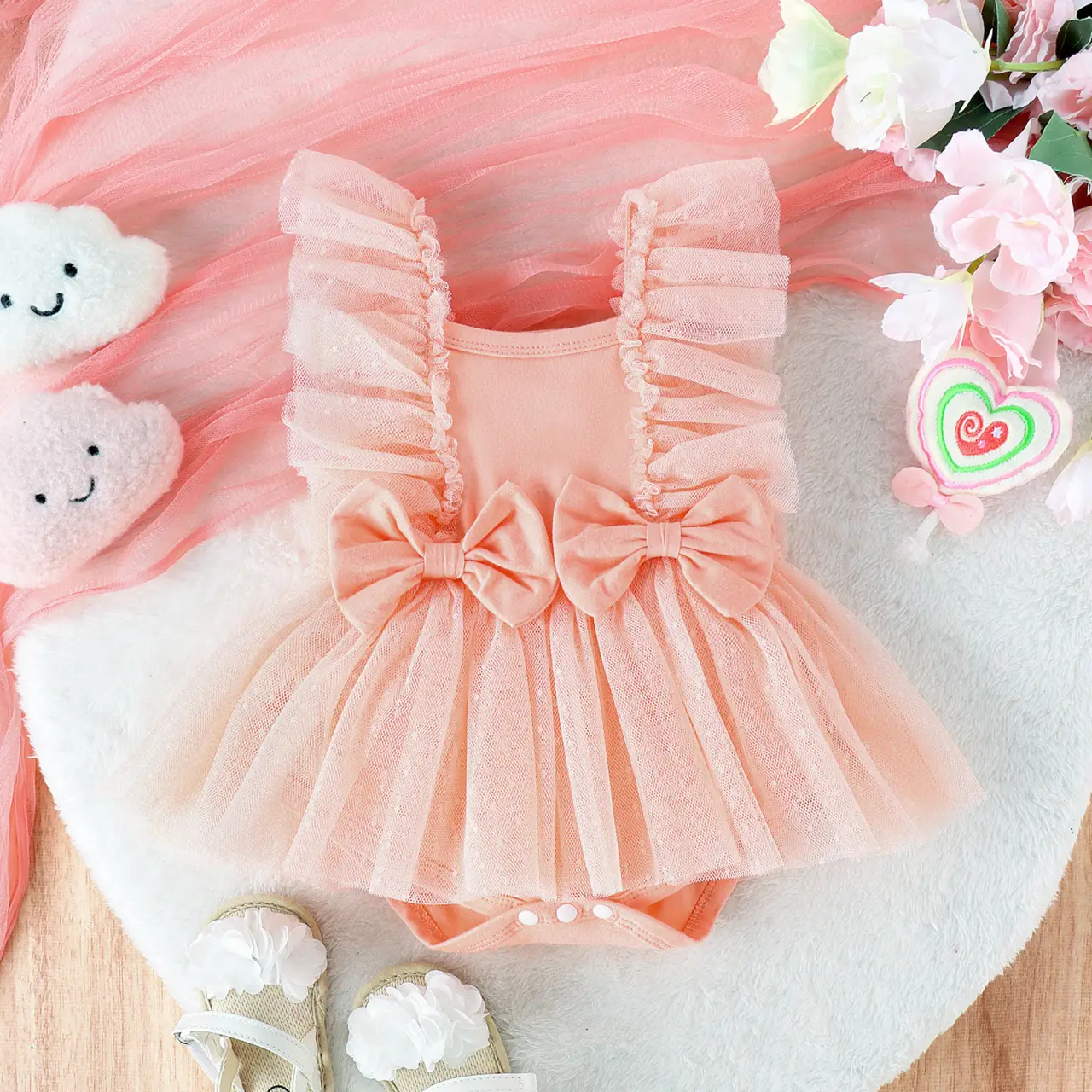 Jumpsuit Baby Net Skirt Princess Poris Dress Baby Skirt Baby Body Pants