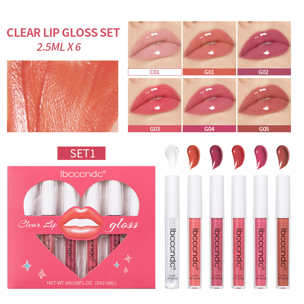 Transparent Lip Gloss Set 1