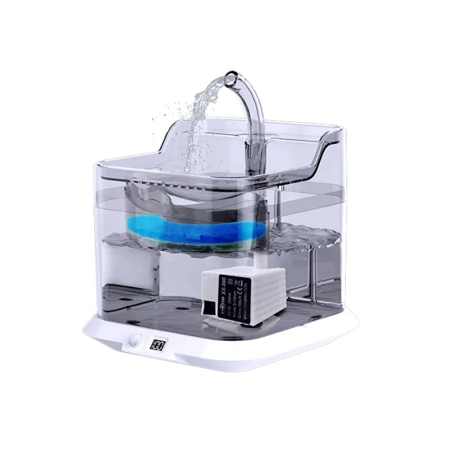 Intelligent Circulating Water Dispenser For Pets And Cats Pet Water Dispenser White - Shop at LoveMi