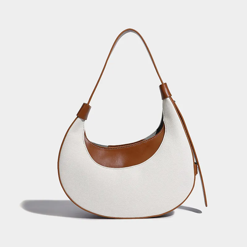 Underarm Bag Special-interest Design Fashion Commuter Saddle Bag - Beige