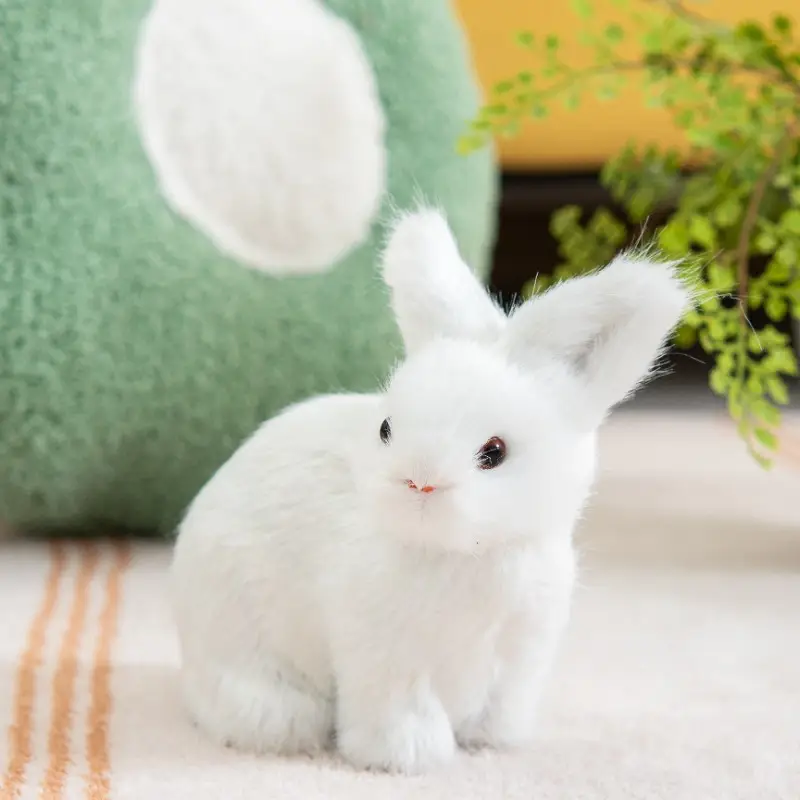 Simulation Model Toy Crafts Rabbit Decoration