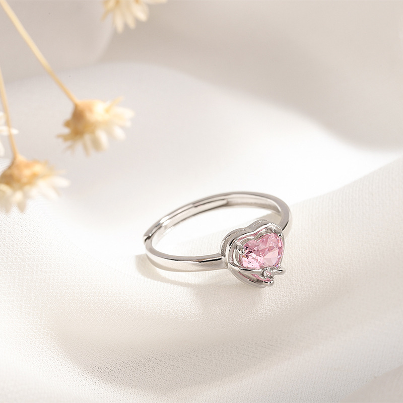 Fashion Personality Ladies Love Heart-shaped Ring