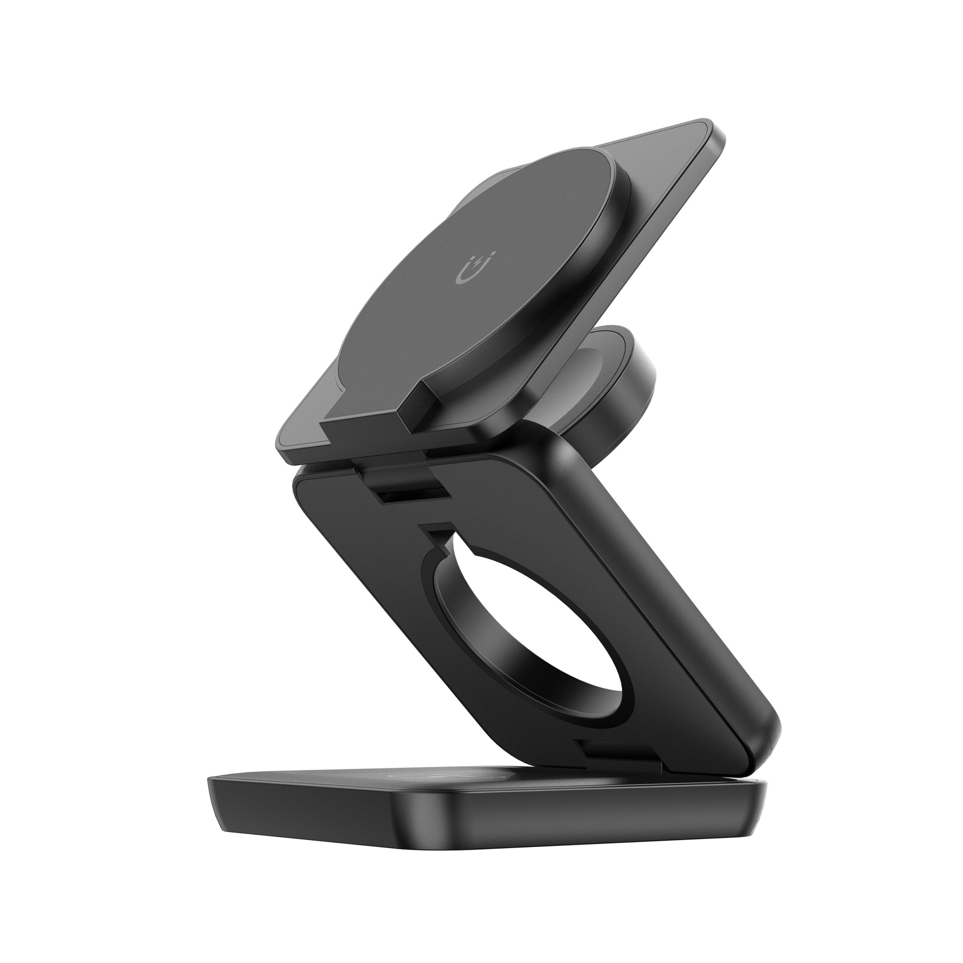 Foldable Magnetic Wireless Charger with Mobile Phone Holder – Portable Charging - 第 9/12 張圖片