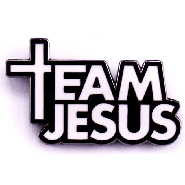 Jesus Enamel Pin Fashion Badge Black - Shop at LoveMi