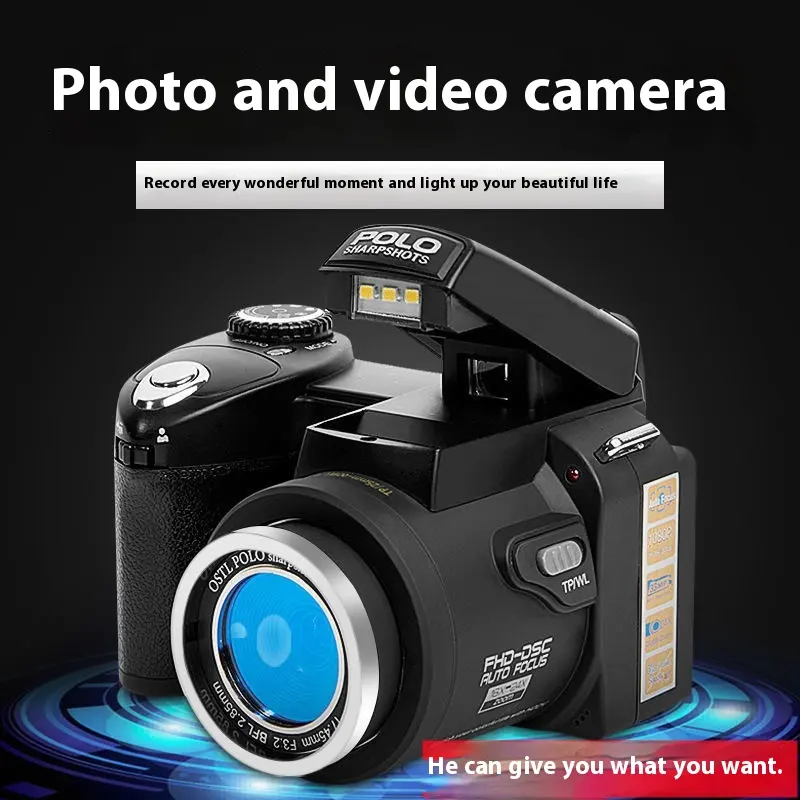 Telephoto Digital Camera D7100 Automatic Focus FHD