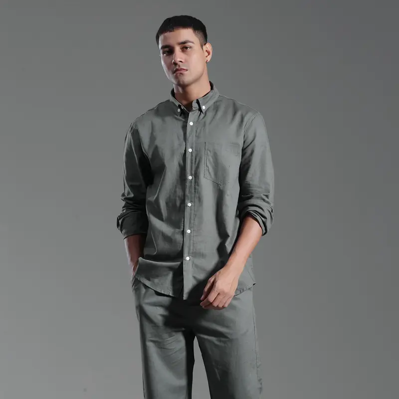 Long-sleeve Lapel Shirt Paired