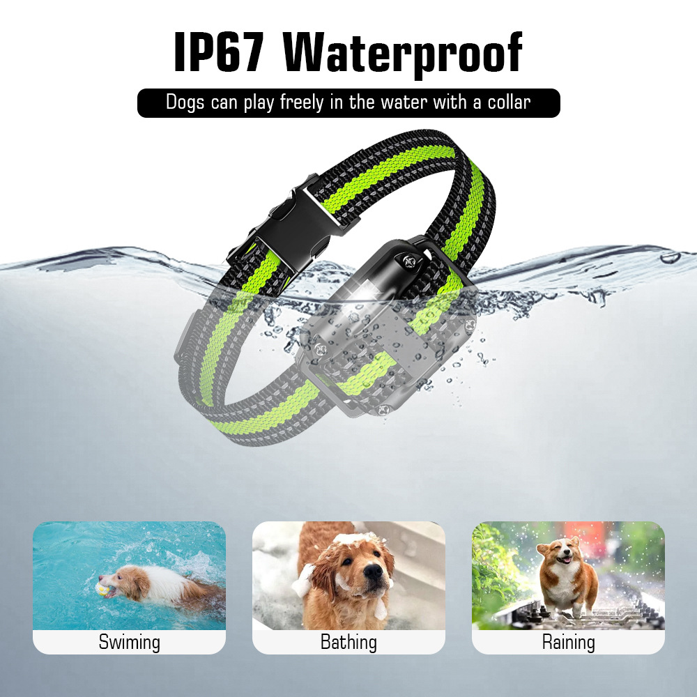 IP67 Waterproof Rating  Intelligent Dog Training Device With Lighting.