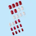 Christmas Jelly Glue Nail Sticker Wear Fake Nails view 6